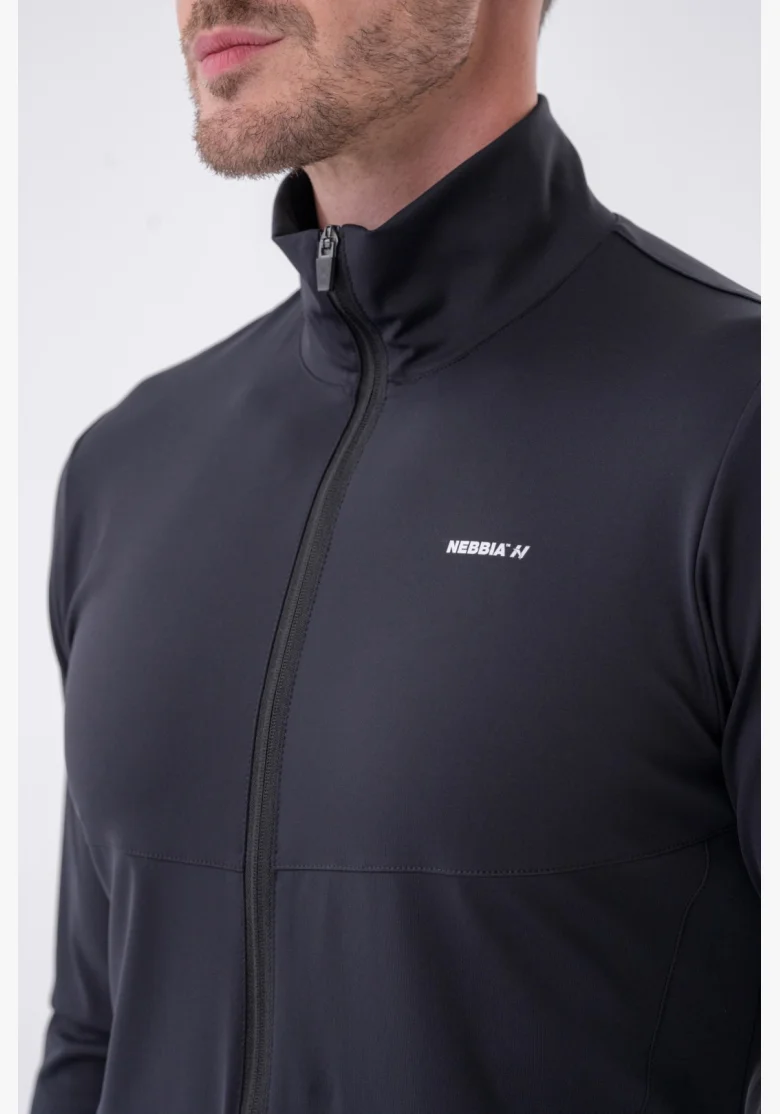 NEBBIA • NEBBIA Giacca sportiva con zip e tasche laterali “Control” • Nebshop.cz
