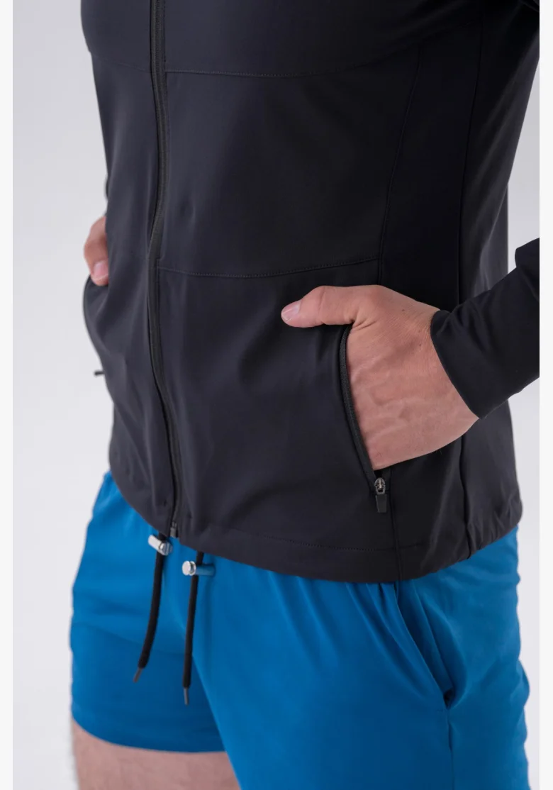 NEBBIA • NEBBIA Giacca sportiva con zip e tasche laterali “Control” • Nebshop.cz