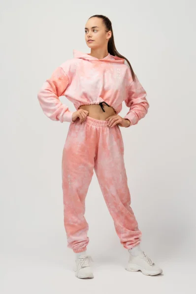 NEBBIA • NEBBIA Re-fresh felpa corta con cappuccio rosa • Nebshop.cz 2