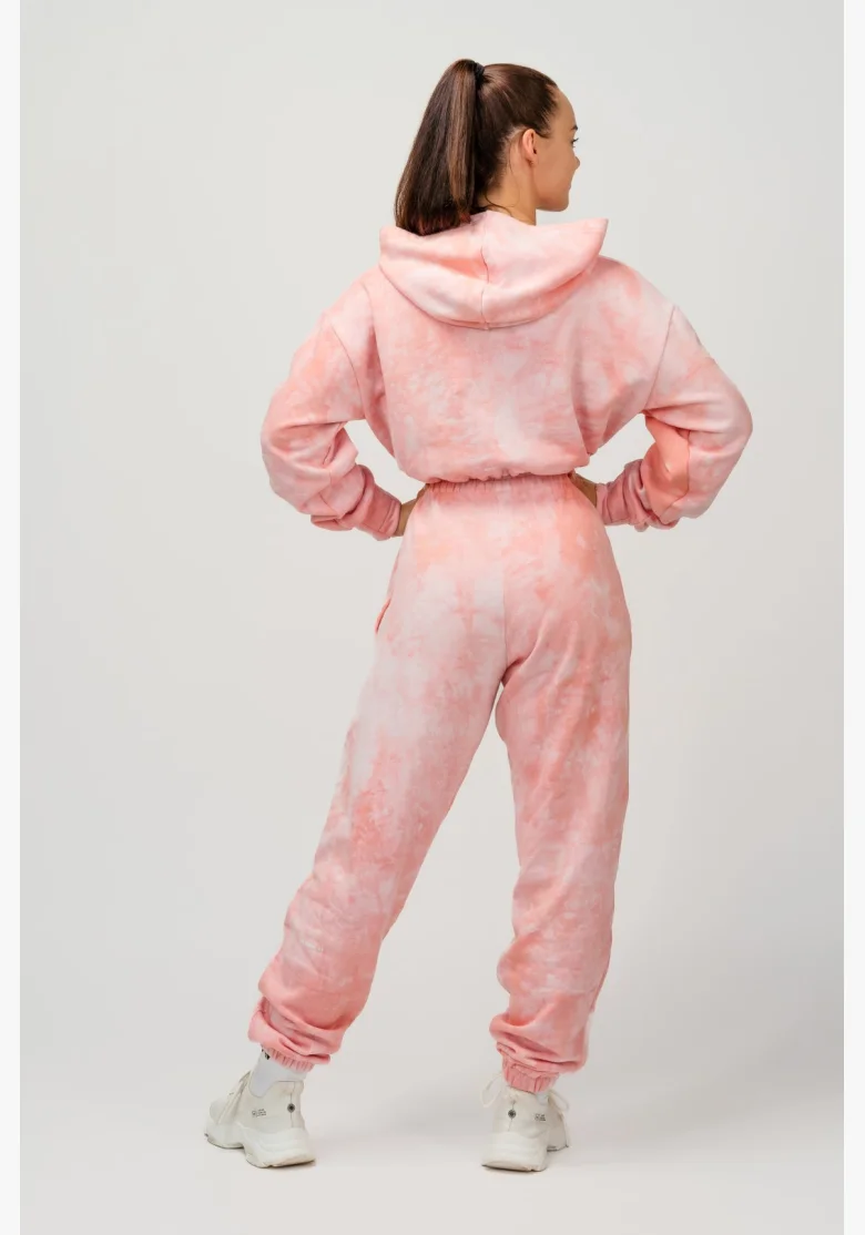 NEBBIA • NEBBIA Re-fresh felpa corta con cappuccio rosa • Nebshop.cz