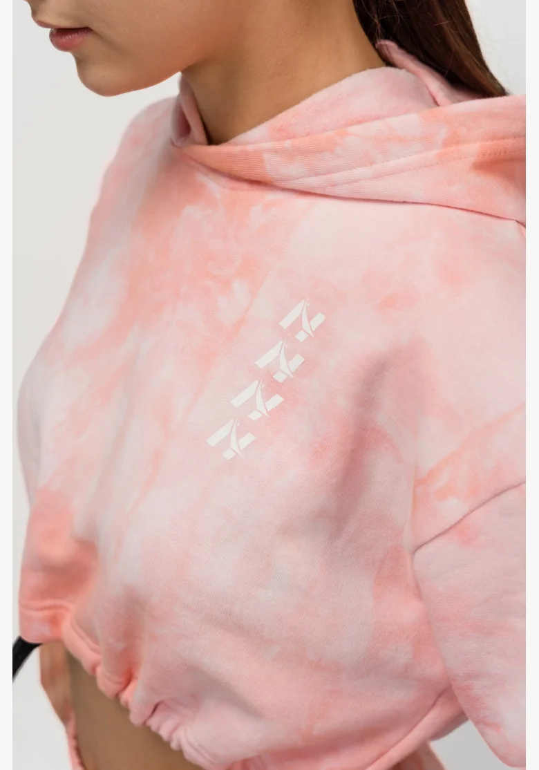 NEBBIA • NEBBIA Re-fresh felpa corta con cappuccio rosa • Nebshop.cz
