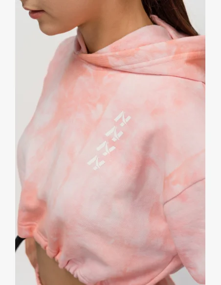 NEBBIA • NEBBIA Re-fresh felpa corta con cappuccio rosa • Nebshop.cz