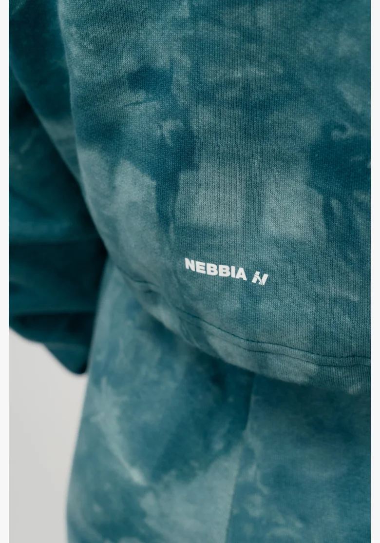NEBBIA • NEBBIA Re-fresh felpa crop da donna con cappuccio verde • Nebshop.cz