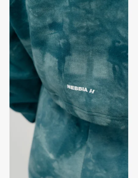 NEBBIA • NEBBIA Re-fresh felpa crop da donna con cappuccio verde • Nebshop.cz