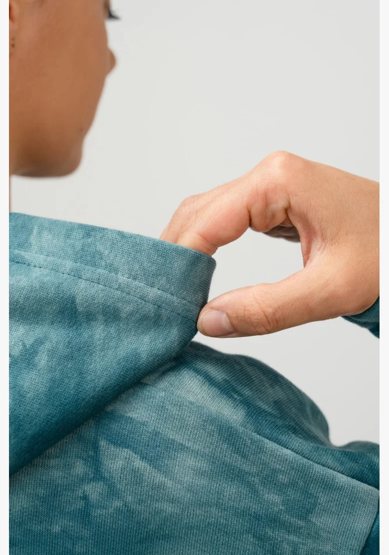 NEBBIA • NEBBIA Re-fresh felpa crop da donna con cappuccio verde • Nebshop.cz