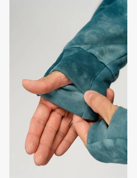 NEBBIA • NEBBIA Re-fresh felpa crop da donna con cappuccio verde • Nebshop.cz
