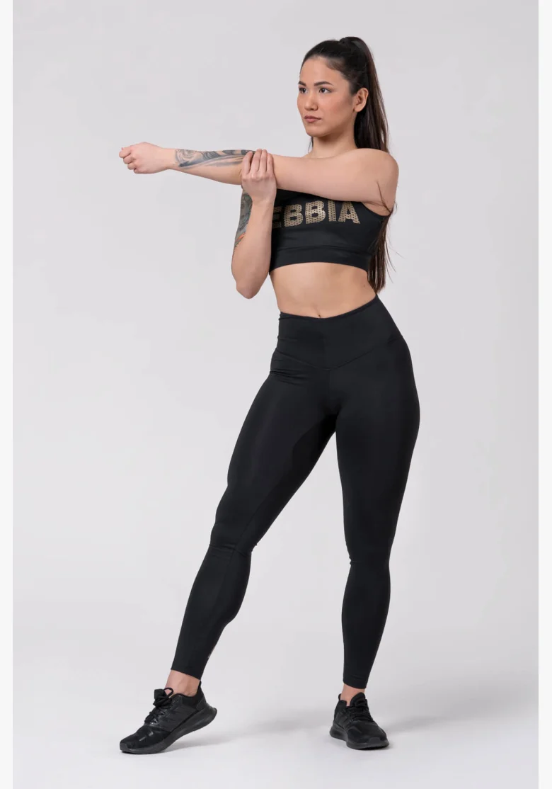 NEBBIA • Gold Print Leggings • NEBBIAshop.cz
