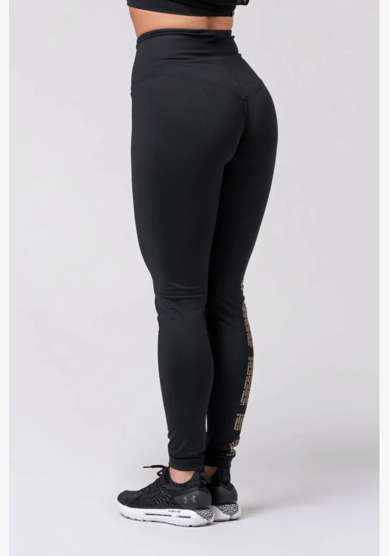 NEBBIA • Gold Print Leggings • NEBBIAshop.cz