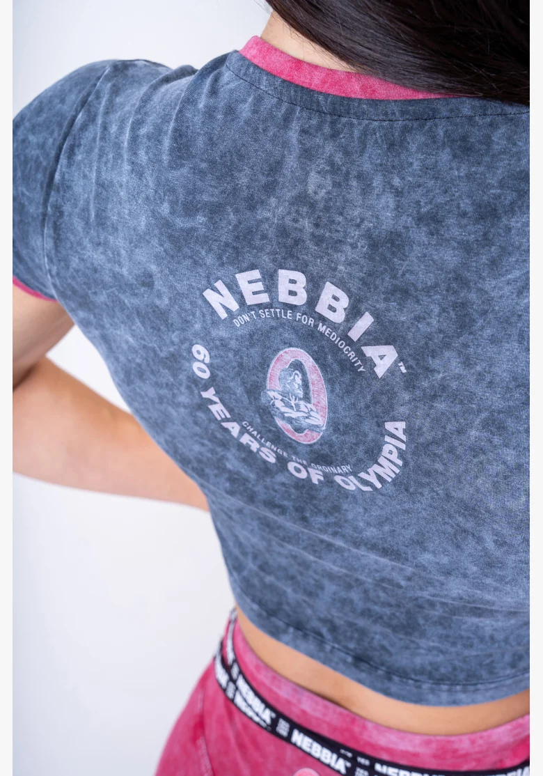 NEBBIA • NEBBIA Cropped top lavato GOLDEN AGE • Nebshop.cz