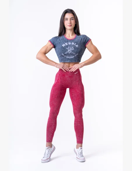 NEBBIA • NEBBIA Cropped top lavato GOLDEN AGE • Nebshop.cz
