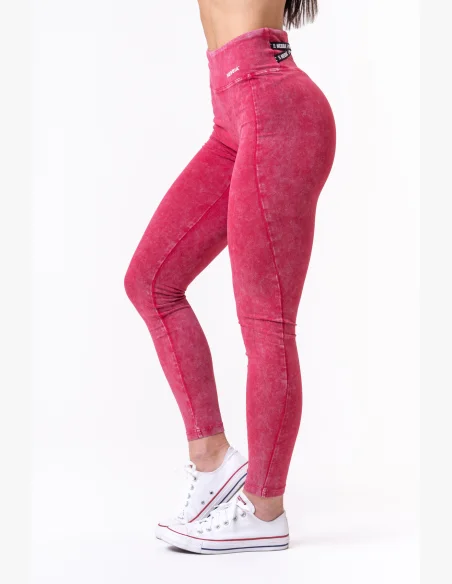 NEBBIA • NEBBIA Leggings lavati con vita alta LEGACY • Nebshop.it