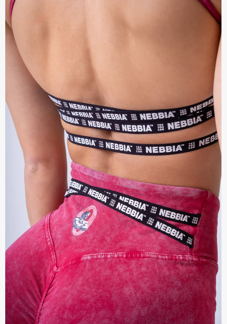NEBBIA • NEBBIA Leggings lavati con vita alta LEGACY • Nebshop.it