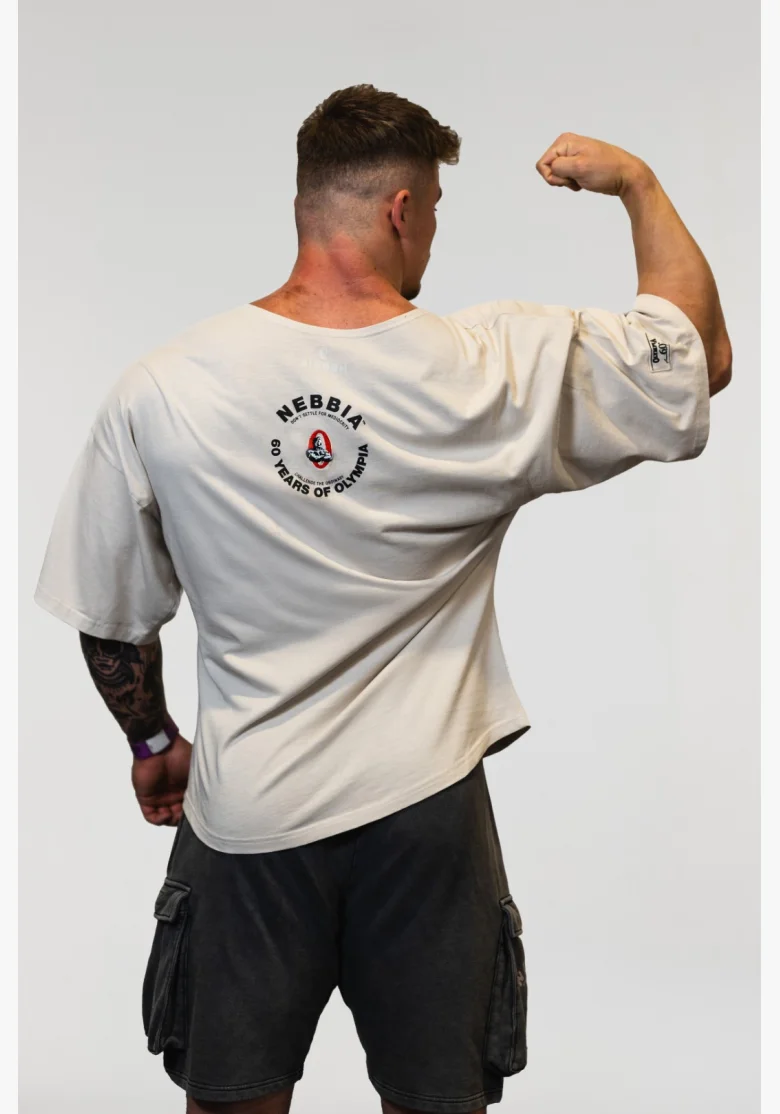 NEBBIA • NEBBIA Washed cotton rag top GOLDEN AGE grigio • Nebshop.cz