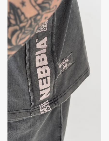 NEBBIA • NEBBIA Canotta a schiena scoperta GOLDEN AGE nera • Nebshop.cz