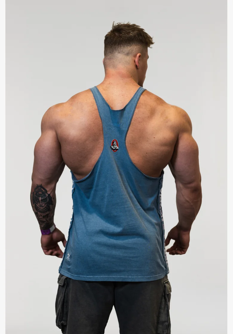 NEBBIA • NEBBIA Canotta muscle back lavata GOLDEN AGE blu • Nebshop.cz