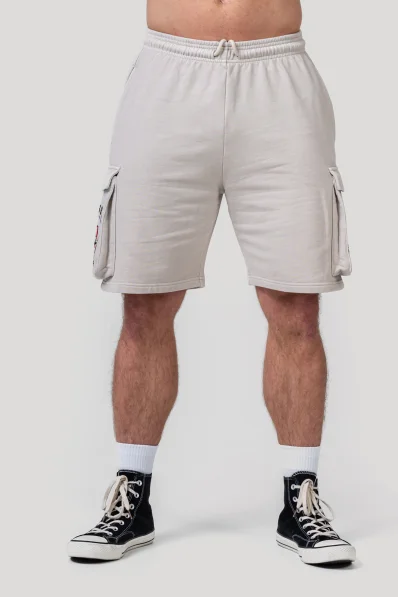 NEBBIA • NEBBIA Washed pantaloni cargo larghi LEGACY grigi • Nebshop.it