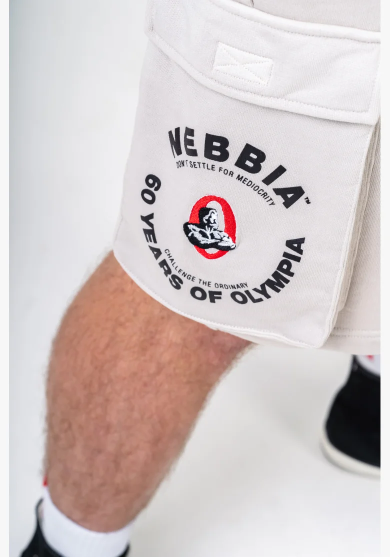 NEBBIA • NEBBIA Washed pantaloni cargo larghi LEGACY grigi • Nebshop.it