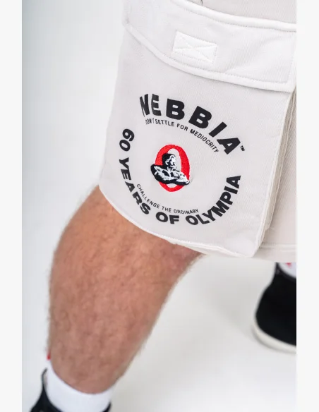 NEBBIA • NEBBIA Washed pantaloni cargo larghi LEGACY grigi • Nebshop.it