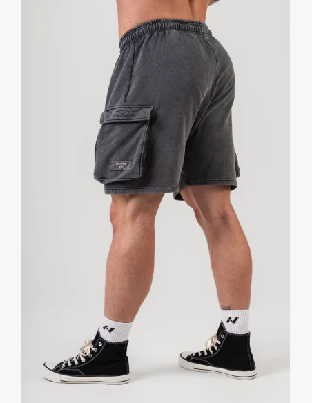 NEBBIA • NEBBIA Washed pantaloni cargo larghi LEGACY grigi • Nebshop.cz