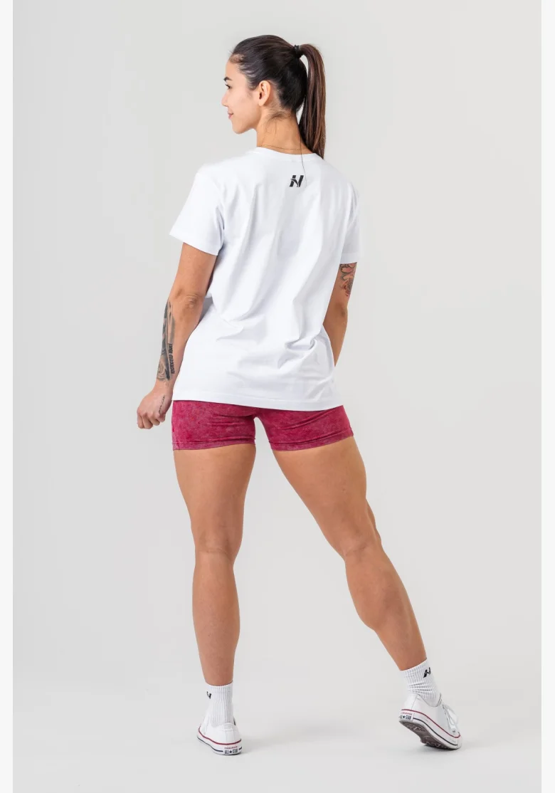 NEBBIA • NEBBIA GYM ESSENTIALS maglietta bianca • Nebshop.it