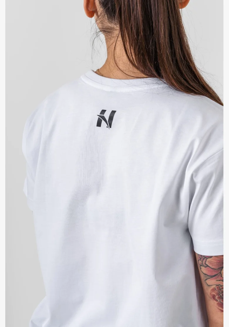 NEBBIA • NEBBIA GYM ESSENTIALS maglietta bianca • Nebshop.it