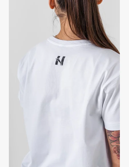 NEBBIA • NEBBIA GYM ESSENTIALS maglietta bianca • Nebshop.it
