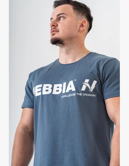 NEBBIA • maglietta NEBBIA GYM ESSENTIALS grigia • Nebshop.it