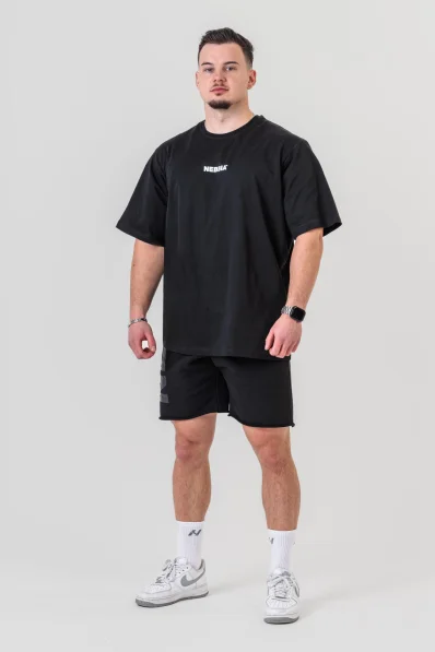 NEBBIA • NEBBIA GYM ESSENTIALS T-shirt oversize nero • Nebshop.it 2