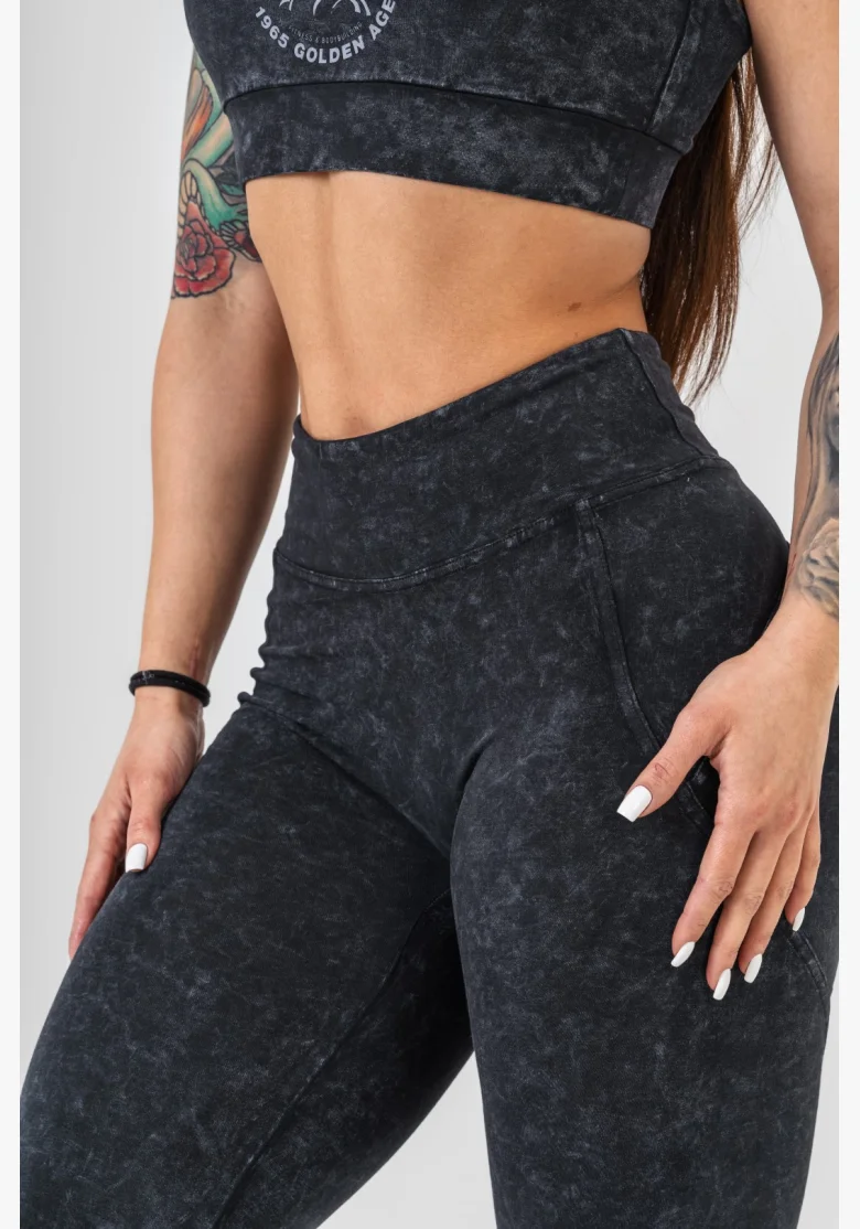 NEBBIA • NEBBIA Leggings fitness lavati con vita alta GYM WARRIOR • Nebshop.cz