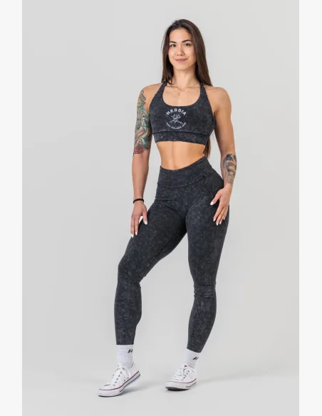 NEBBIA • NEBBIA Reggiseno sportivo lavato con supporto medio GOLDEN AGE • Nebshop.it