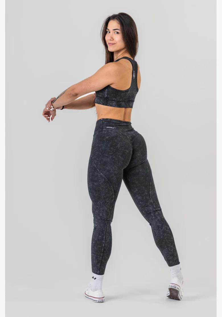 NEBBIA • NEBBIA Reggiseno sportivo lavato con supporto medio GOLDEN AGE • Nebshop.it