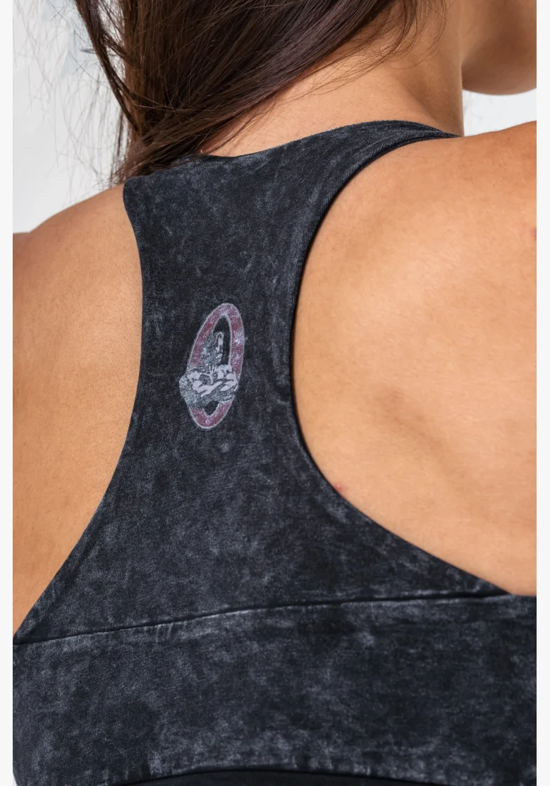 NEBBIA • NEBBIA Reggiseno sportivo lavato con supporto medio GOLDEN AGE • Nebshop.it