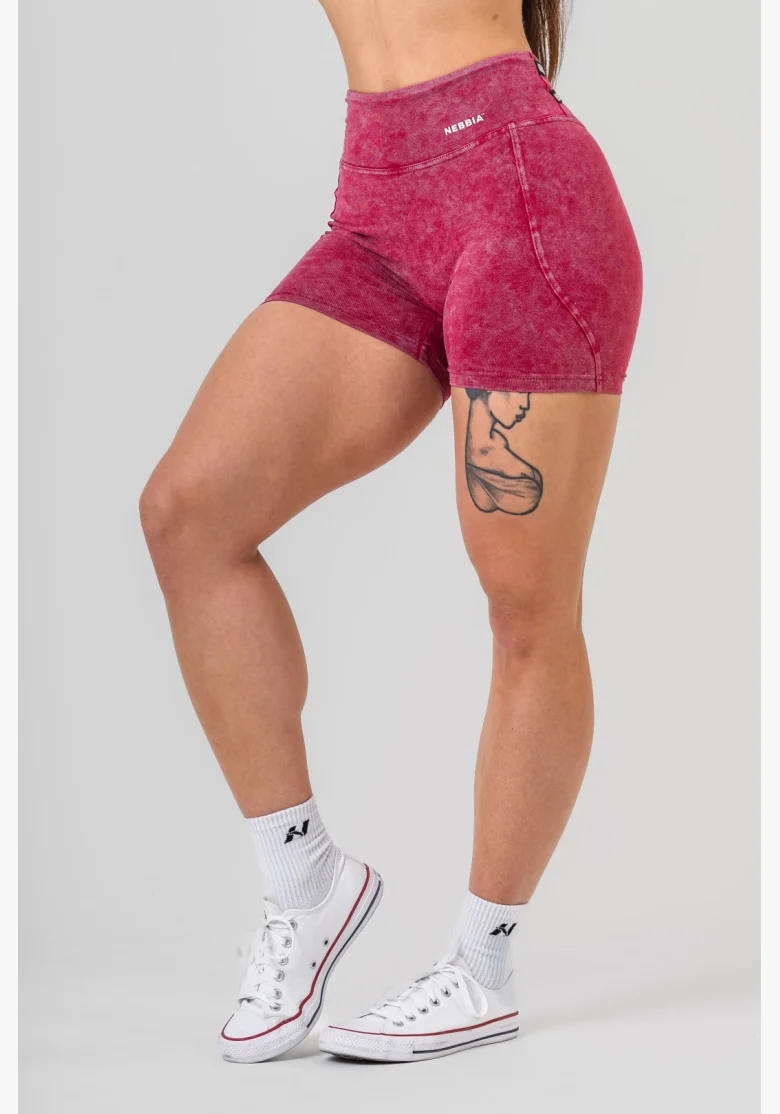 NEBBIA • NEBBIA Pantaloni corti in leggings a vita alta HERITAGE • Nebshop.cz