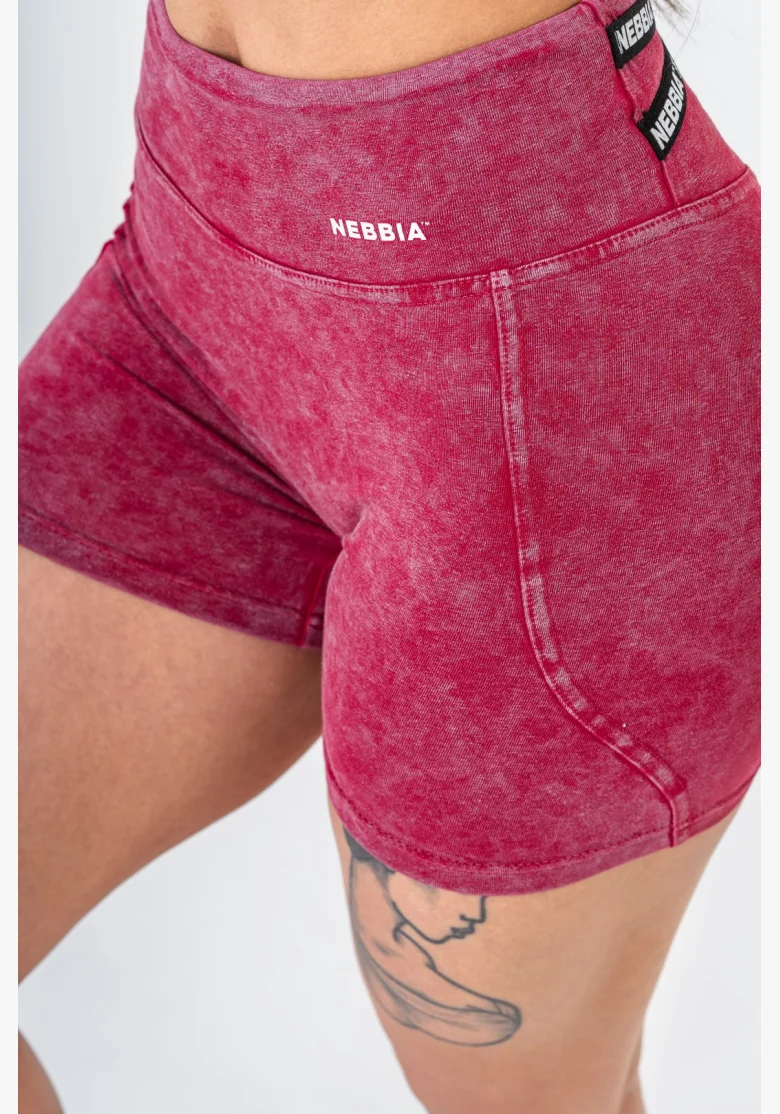 NEBBIA • NEBBIA Pantaloni corti in leggings a vita alta HERITAGE • Nebshop.cz