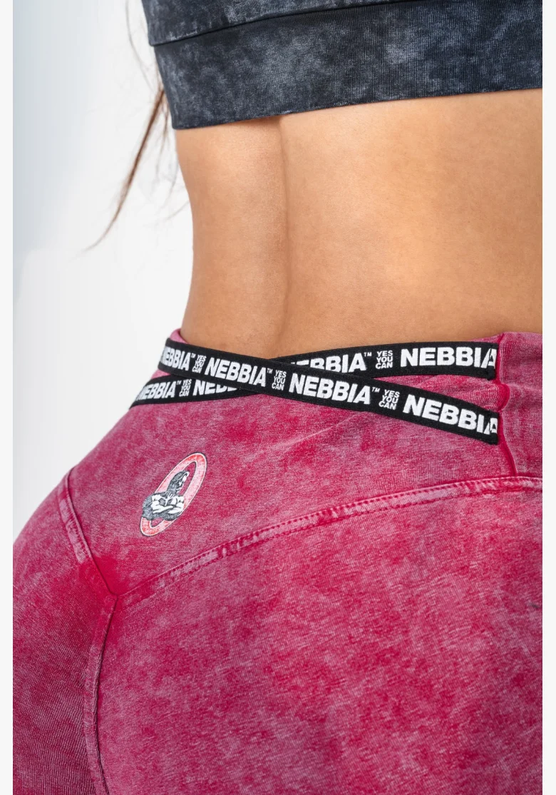 NEBBIA • NEBBIA Pantaloni corti in leggings a vita alta HERITAGE • Nebshop.cz