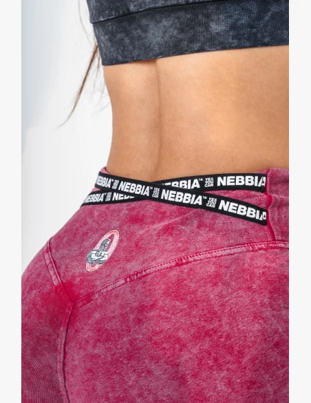NEBBIA • NEBBIA Pantaloni corti in leggings a vita alta HERITAGE • Nebshop.cz