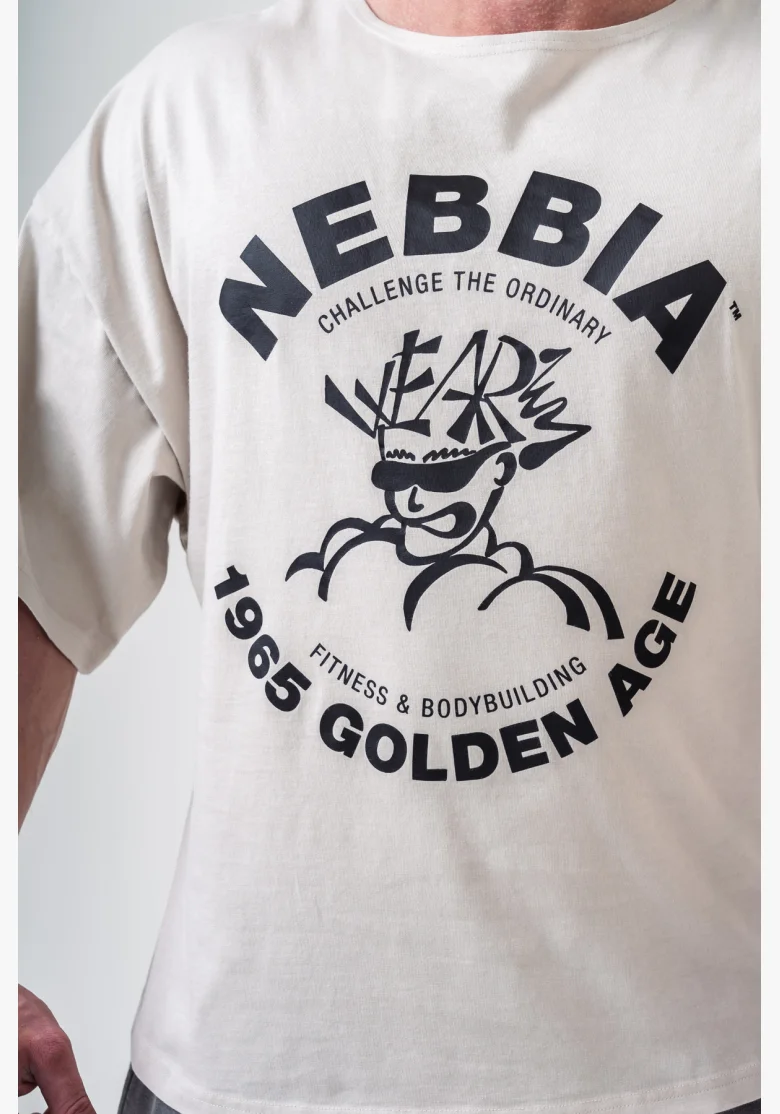 NEBBIA • NEBBIA Washed cotton rag top GOLDEN AGE grigio • Nebshop.cz