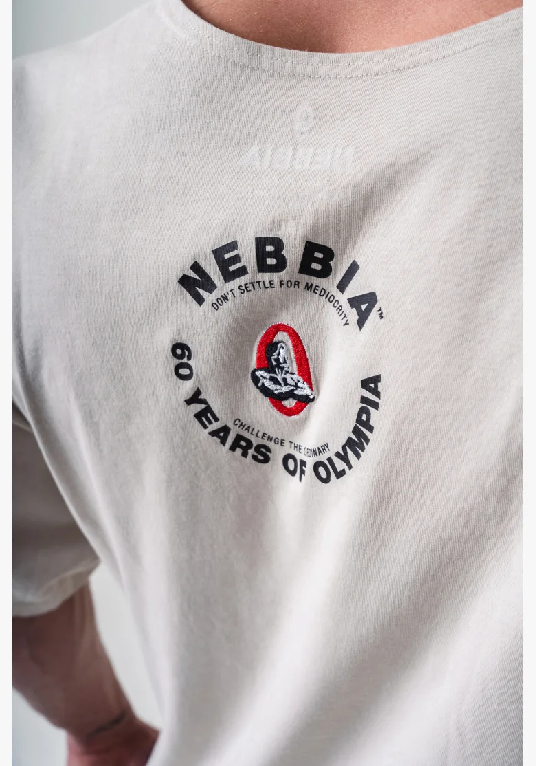 NEBBIA • NEBBIA Washed cotton rag top GOLDEN AGE grigio • Nebshop.cz