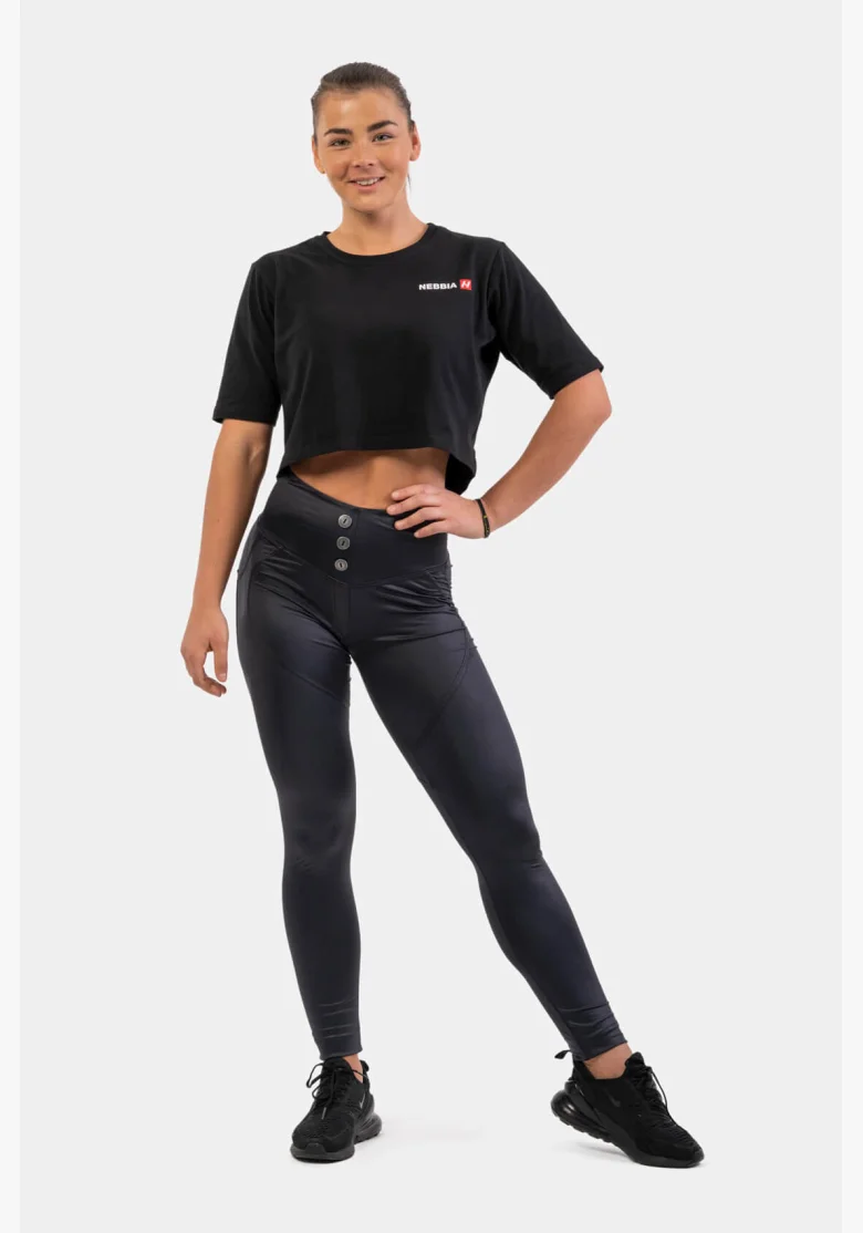 NEBBIA® • Leggings Bubble Butt Glossy Look • NEBBIAshop.cz
