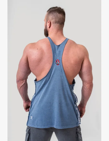 NEBBIA • NEBBIA Canotta muscle back lavata GOLDEN AGE blu • Nebshop.cz