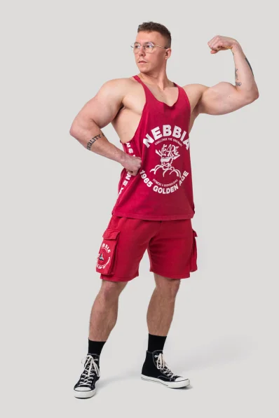 NEBBIA • NEBBIA Washed muscle back stringer GOLDEN AGE grigio • Nebshop.it 2