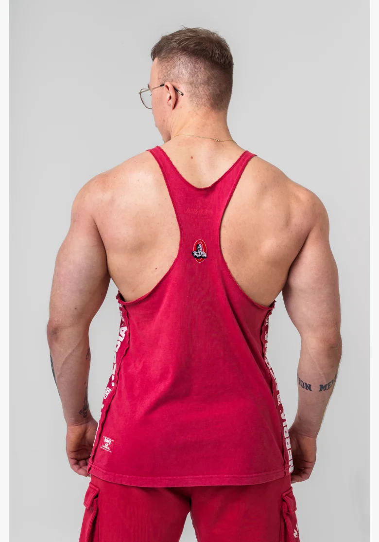 NEBBIA • NEBBIA Washed muscle back stringer GOLDEN AGE grigio • Nebshop.it