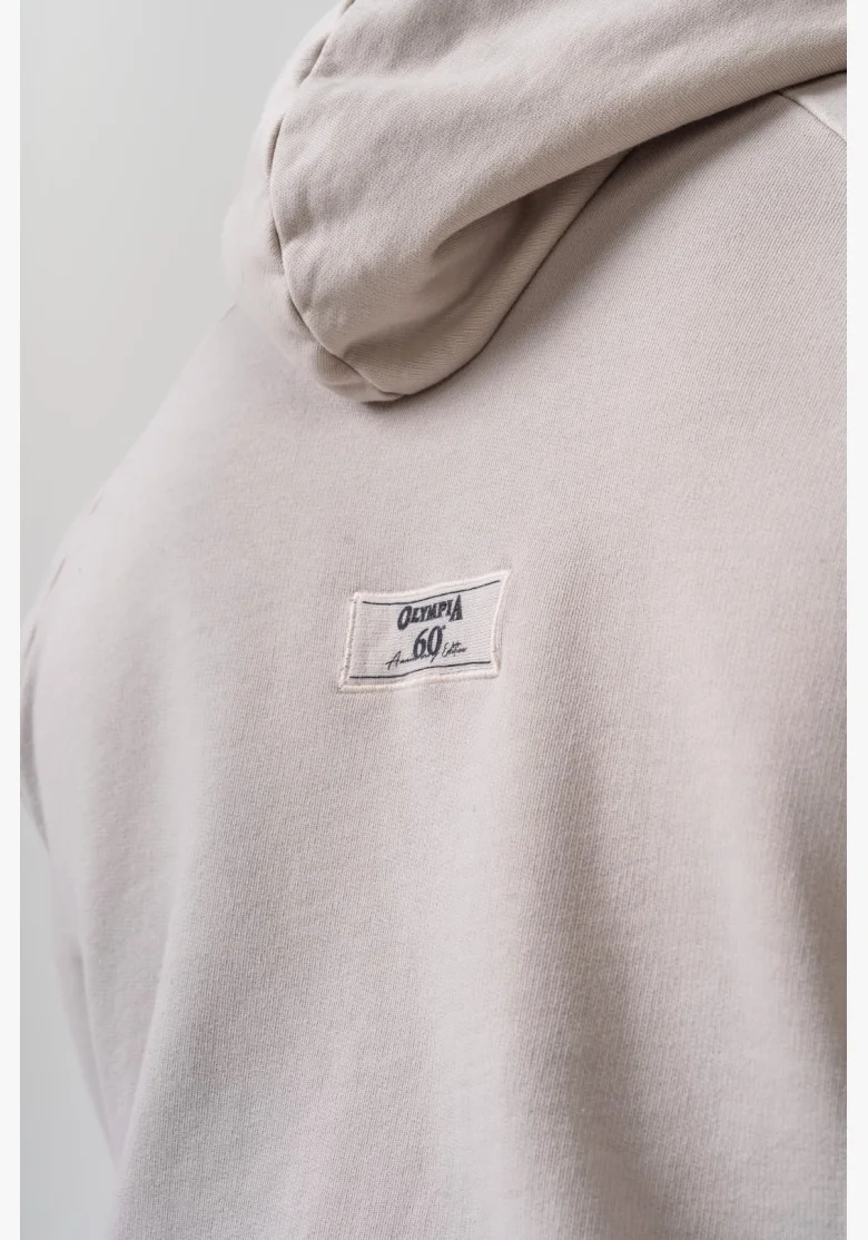 NEBBIA • NEBBIA Mikina con cappuccio HERITAGE crema • Nebshop.it