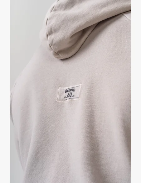 NEBBIA • NEBBIA Mikina con cappuccio HERITAGE crema • Nebshop.it