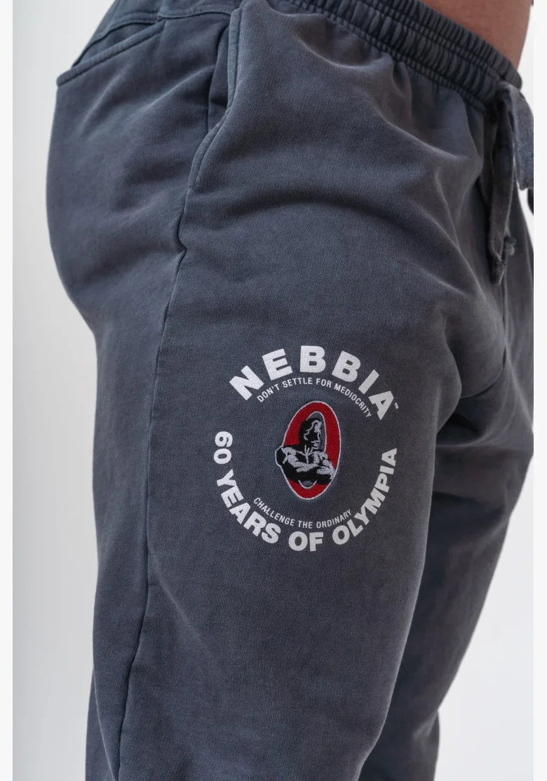 NEBBIA • NEBBIA Pantaloni lavati con tasche LEGEND neri • Nebshop.it