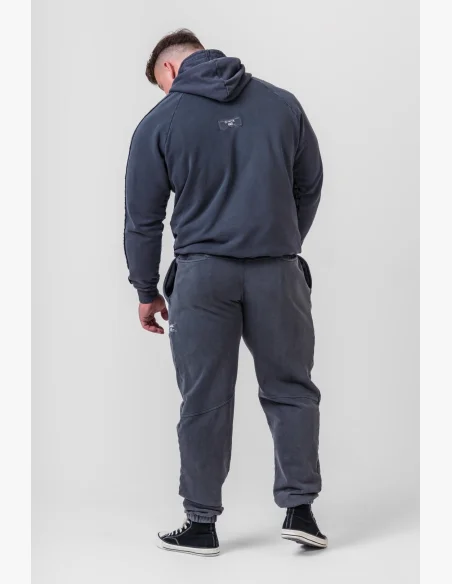 NEBBIA • NEBBIA Pantaloni lavati con tasche LEGEND neri • Nebshop.it