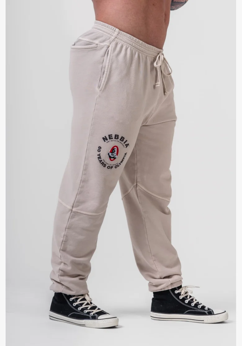 NEBBIA • NEBBIA Pantaloni felpati con tasche LEGEND crema • Nebshop.it