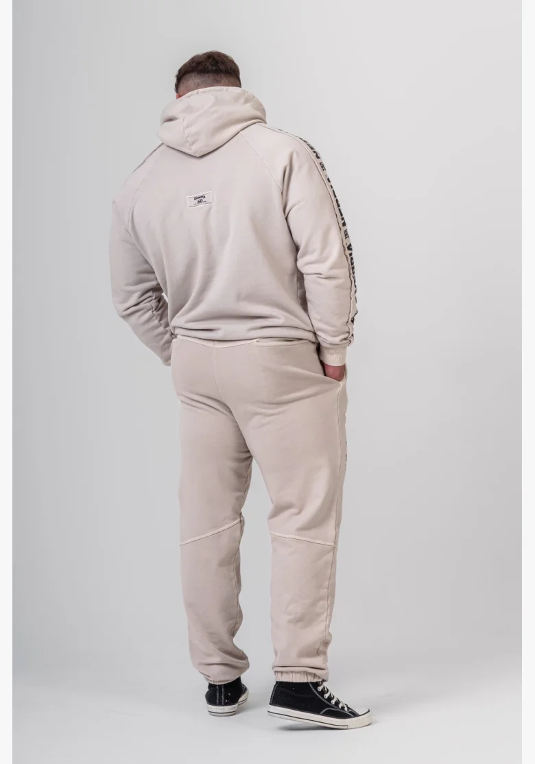 NEBBIA • NEBBIA Pantaloni felpati con tasche LEGEND crema • Nebshop.it