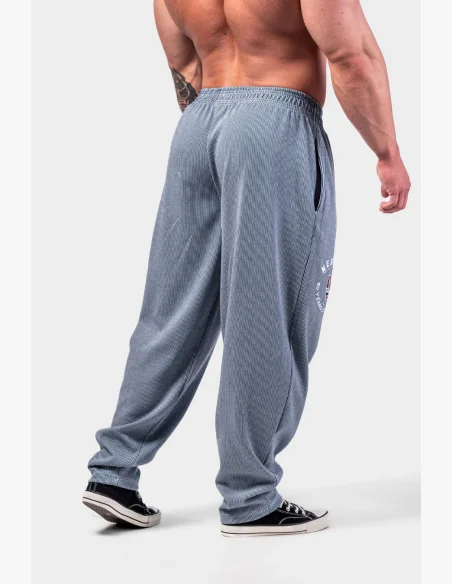 NEBBIA • NEBBIA Pantaloni tuta Oversized SIGNATURE blu • Nebshop.cz
