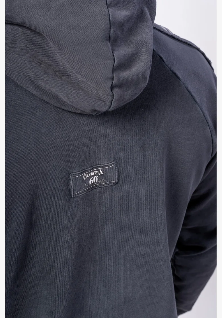 NEBBIA • NEBBIA Felpa con cappuccio HERITAGE nera • Nebshop.cz